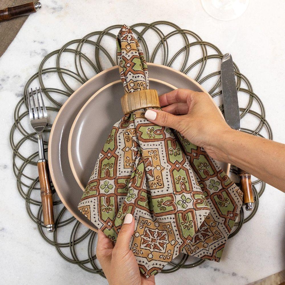 Jogo Americano Copa E Cia Avulso Liam Lohan Musgo - 2