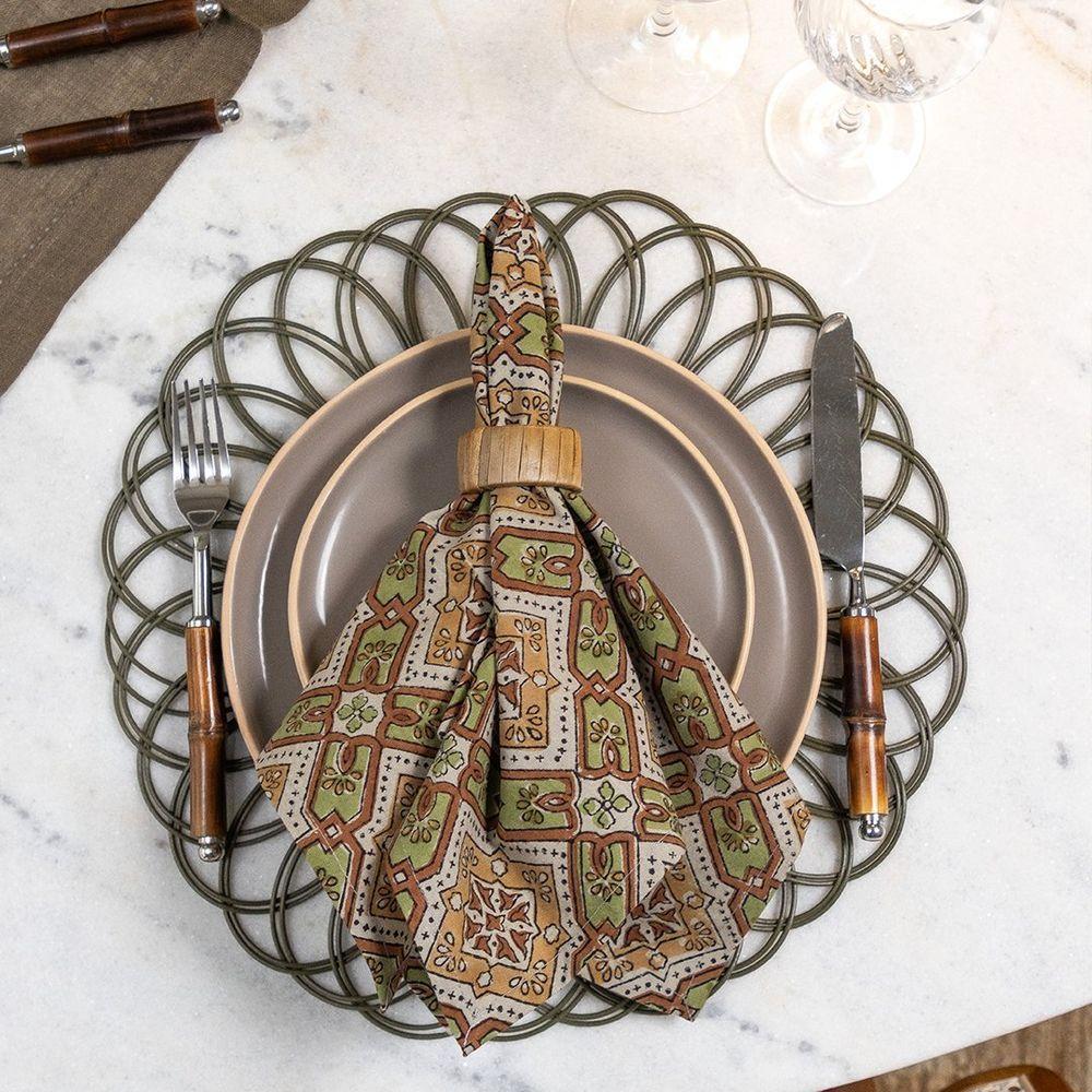 Jogo Americano Copa E Cia Avulso Liam Lohan Musgo - 4