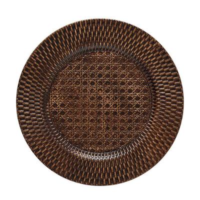 Sousplat Copa E Cia Galles Palhinha Dark Brown