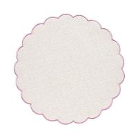 Jogo Americano Copa E Cia Avulso Debrum Circular Rosê - 1