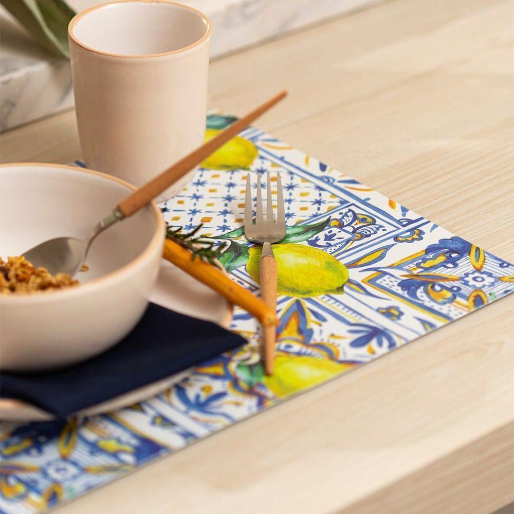 Jogo Americano Copa E Cia 6 Peças Pp Flex Siciliano Português - 4