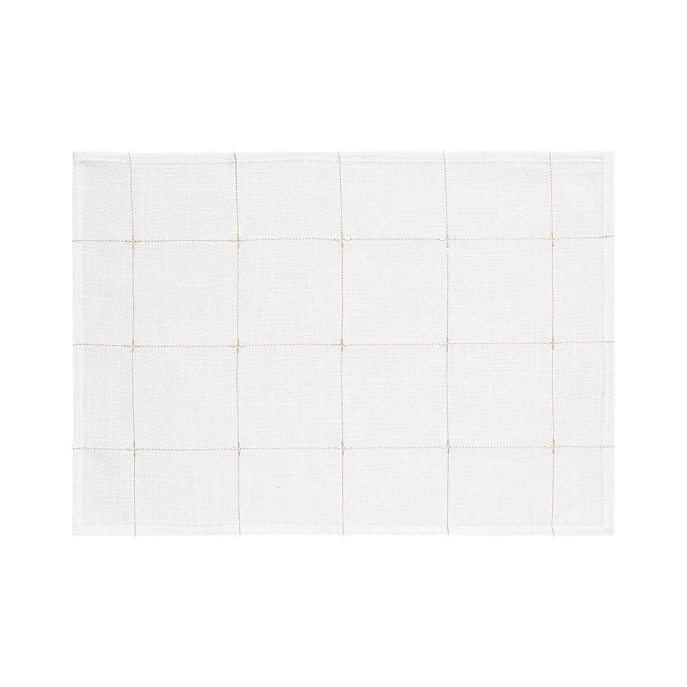 Jogo Americano Copa E Cia Avulso Unité Sirius Branco - 1