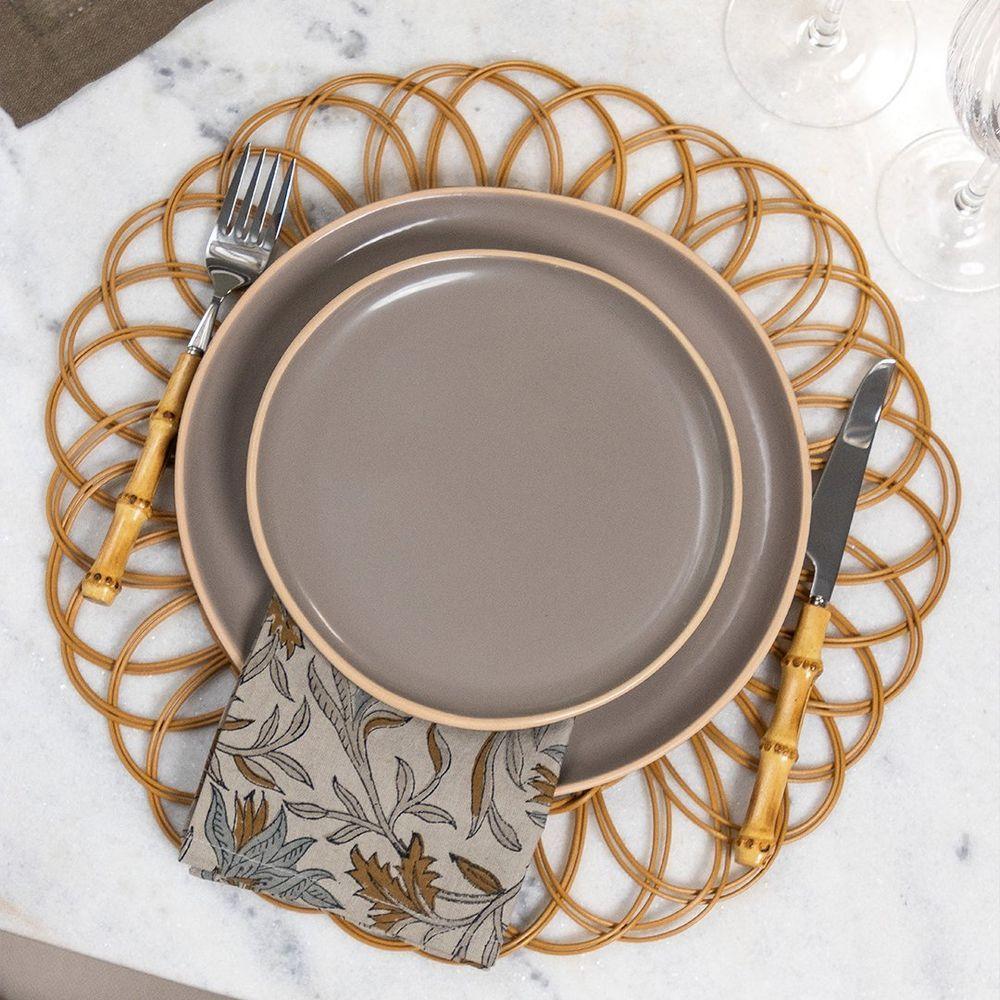 Jogo Americano Copa E Cia Avulso Liam Lohan Natural - 2