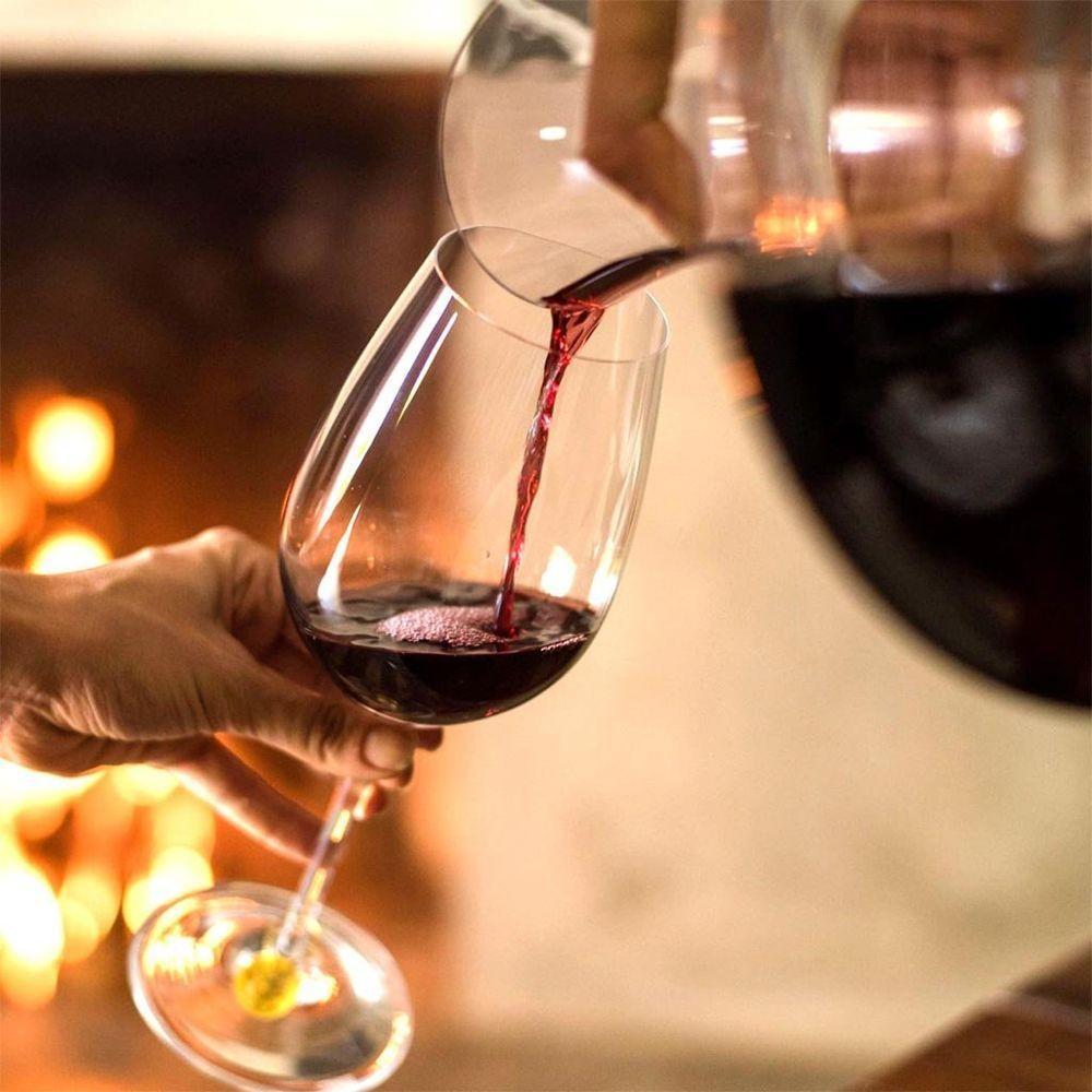 Jogo De Taças 6 Peças Gastro Em Cristal Vinho-água 450 Ml - 2