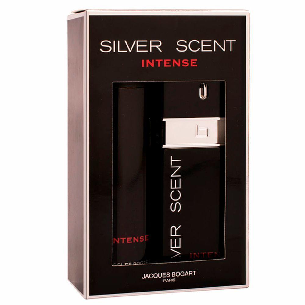 Kit Perfume Silver Scent Intense Jaques Bogart Masculino 100ml + Body Spray 200ml - 5