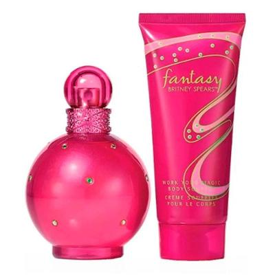 Kit Perfume Fantasy Britney Spears Edp Feminino 100ml + Body Souffle 100ml