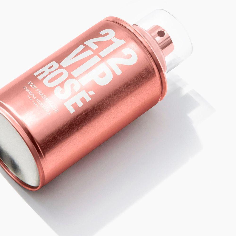 Perfume Carolina Herrera 212 Vip Rose Body Spray Feminina 250ml - 4