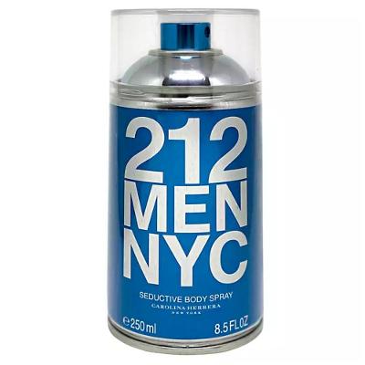 Perfume Carolina Herrera 212 Men Body Spray Masculino 250ml