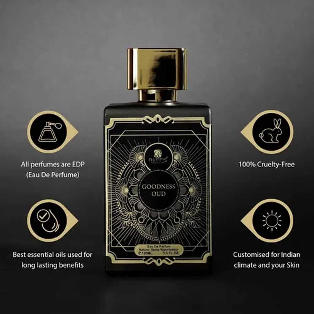 Perfume Riiffs Goodness Oud Edp Masculino 100ml - 3