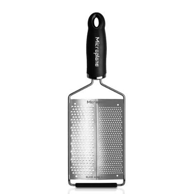 Ralador Duplo Fino E Grosso Gourmet Series Microplane Preto