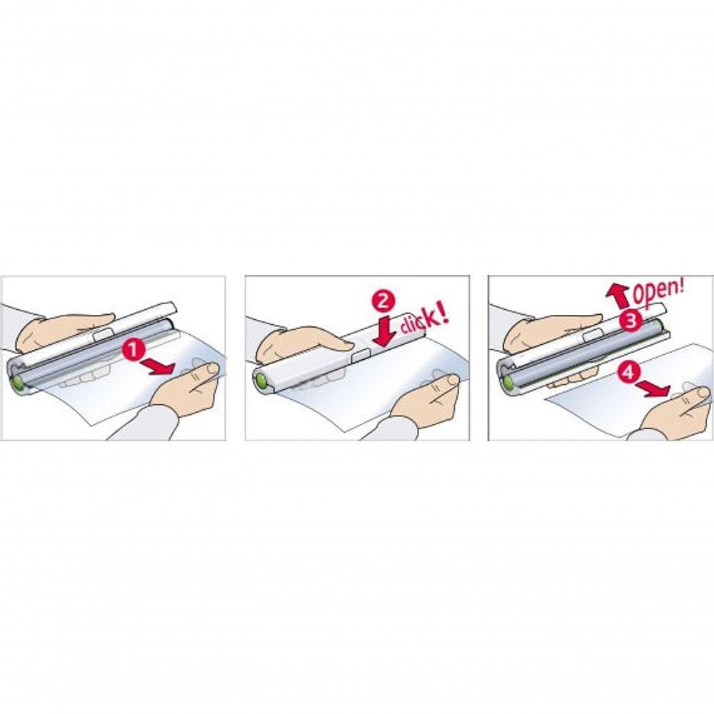 Cortador De Papel Alumínio Click & Cut Em Plástico Emsa Branco - 2