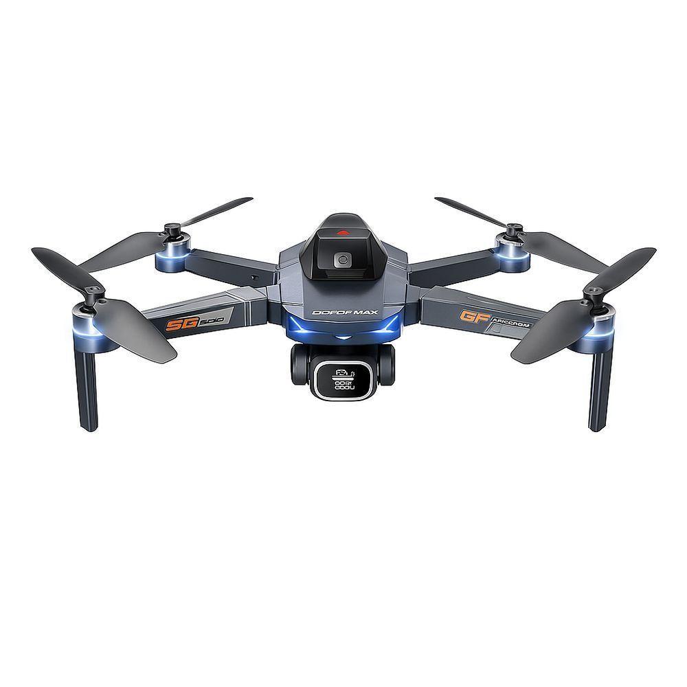 Drone Gt8 4k Hd Dobrável Com Controle Lcd E Estabilização Inteligente – Compacto, Portátil E De Alta Performance - Cinza - 1