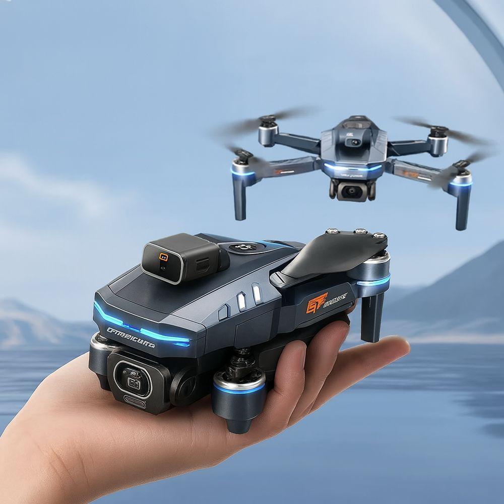 Drone Gt8 4k Hd Dobrável Com Controle Lcd E Estabilização Inteligente – Compacto, Portátil E De Alta Performance - Cinza - 5