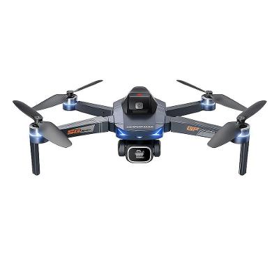 Drone Gt8 4k Hd Dobrável Com Controle Lcd E Estabilização Inteligente – Compacto, Portátil E De Alta Performance - Cinza
