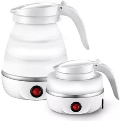 Chaleira Elétrica Dobrável Portátil 600ml – Silicone + Aço Inox, Compacta E Ideal Para Viagem E Camping 110V