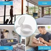 Chaleira Elétrica Dobrável Portátil 600ml – Silicone + Aço Inox, Compacta E Ideal Para Viagem E Camping 110V - 2