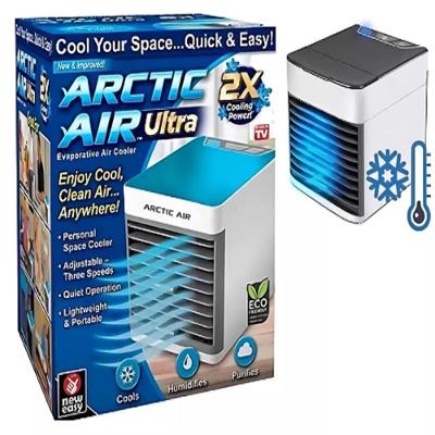 Ar Condicionado Mini Climatizador Portatil Umidificador Mesa Refrigerador 3 Em 1 Purificador