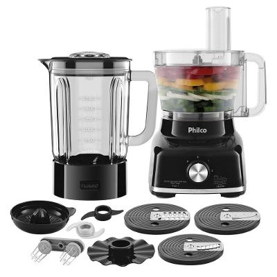 Multiprocessador Philco 9 em 1 1400W PMP1600P Glass Turbo 220V
