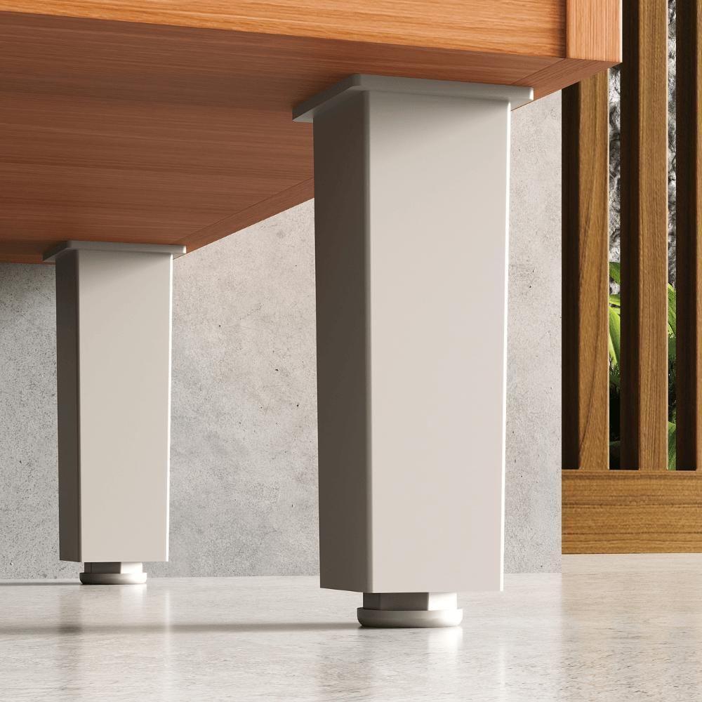 Cozinha Completa Itatiaia 2 Vidros 350cm Em Madeira Mdp Cinamomo Fendi Itafriz - 10