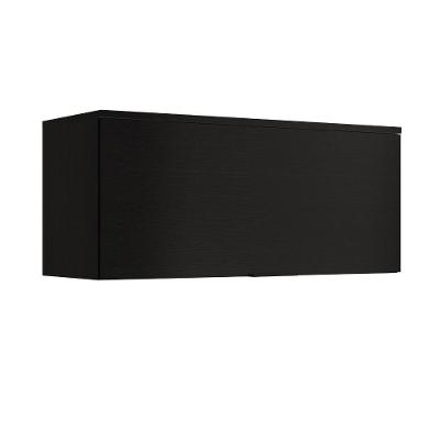 Armário Aéreo De Cozinha Miami 800mm 1 Porta Carraro Preto Touch