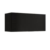 Armário Aéreo De Cozinha Miami 800mm 1 Porta Carraro Preto Touch - 1