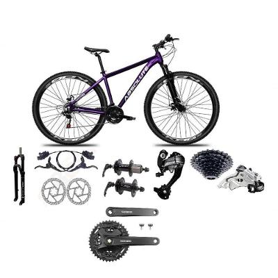 Bicicleta Aro 29 Absolute Nero 5 Câmbios 27v Shimano Altus Freios Hidráulicos - Roxo Tam.13