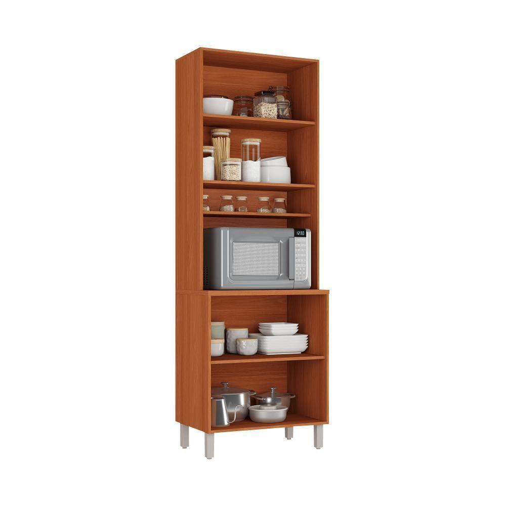 Paneleiro Itatiaia Itafriz 70cm Em Madeira Com 2 Vidros Cinamomo Fendi - 2