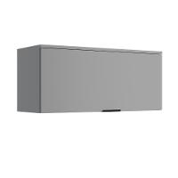 Armário Aéreo De Cozinha Miami 800mm 1 Porta Carraro Cinza Titânio - 1