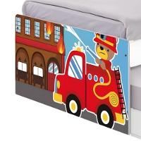 Bicama Juvenil Com Cabeceira Adesivada Bombeiro - 3