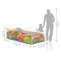 Cama Fun Planeta Dinossauro Solteiro Com Colchão - 3