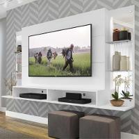 Painel Com Suporte Tv 60" E Espelho Nairóbi Multimóveis V3321 Branco Branco - 6