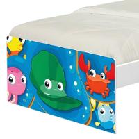 Cama Solteiro Com Cabeceira Adesivada Fundo Do Mar Peixinhos