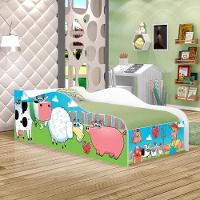 Cama Fun Fazendinha E Vaquinha Solteiro Com Colchão - 1