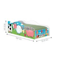Cama Fun Fazendinha E Vaquinha Solteiro Com Colchão - 3