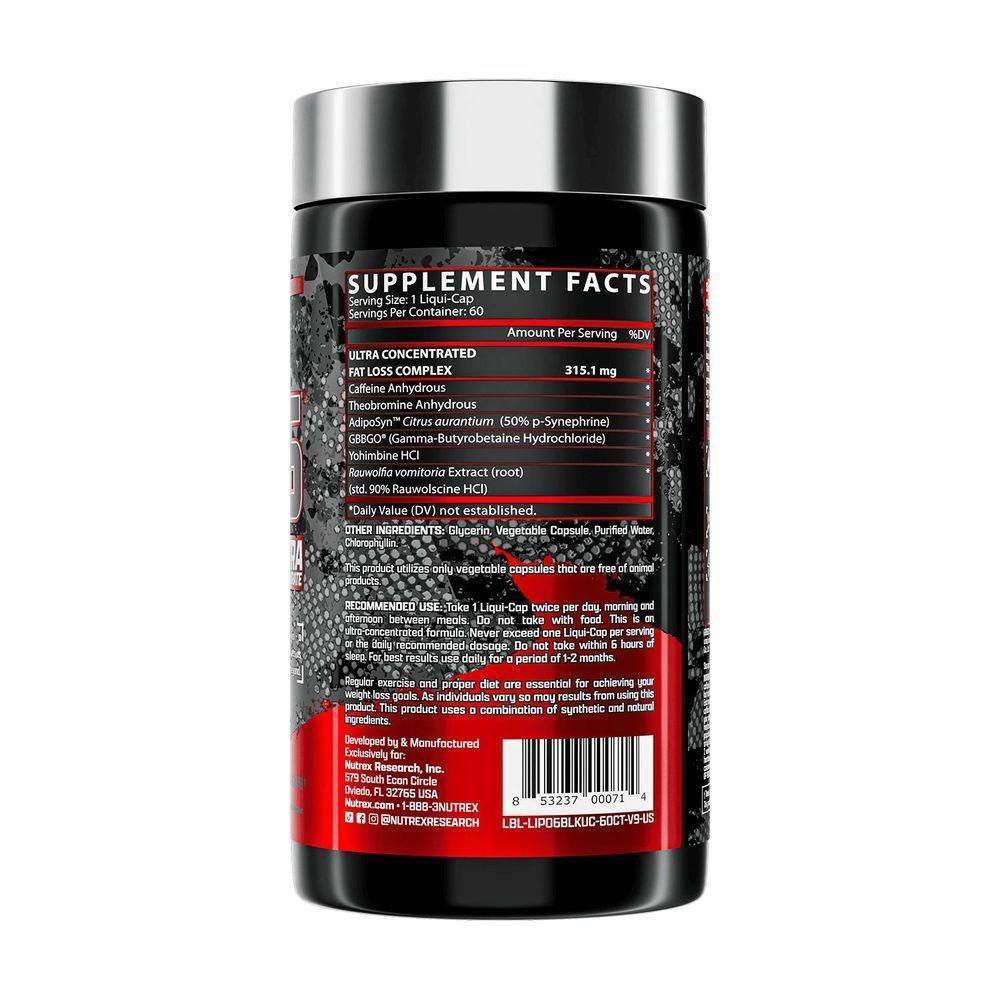 Termogênico Lipo 6 Ultra Concentrado 60 Capsulas Nutrex - 2