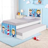 Bicama Juvenil Com Cabeceira Adesivada Marinheiros - 1