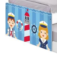 Bicama Juvenil Com Cabeceira Adesivada Marinheiros - 3