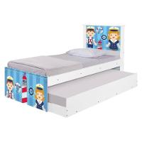 Bicama Juvenil Com Cabeceira Adesivada Marinheiros - 5