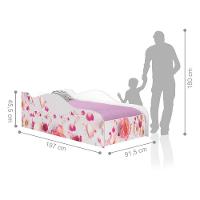 Cama Fun Rosas Solteiro Com Colchão - 3