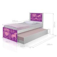 Bicama Juvenil Adesivada Carruagem Princesa - 2