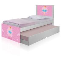 Bicama Juvenil Adesivada Bailarina Clássica Com Colchões - 1