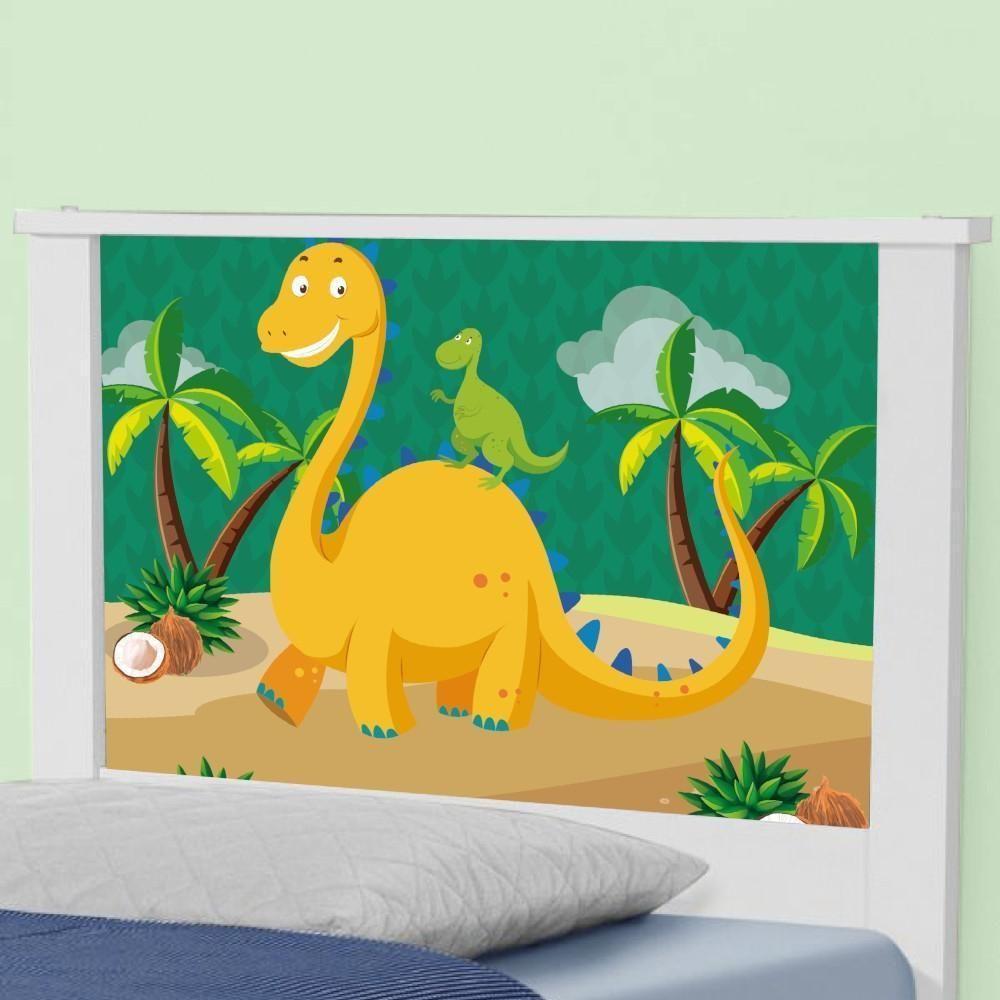 Bicama Juvenil Adesivada Dinossauro Com Colchões - 4