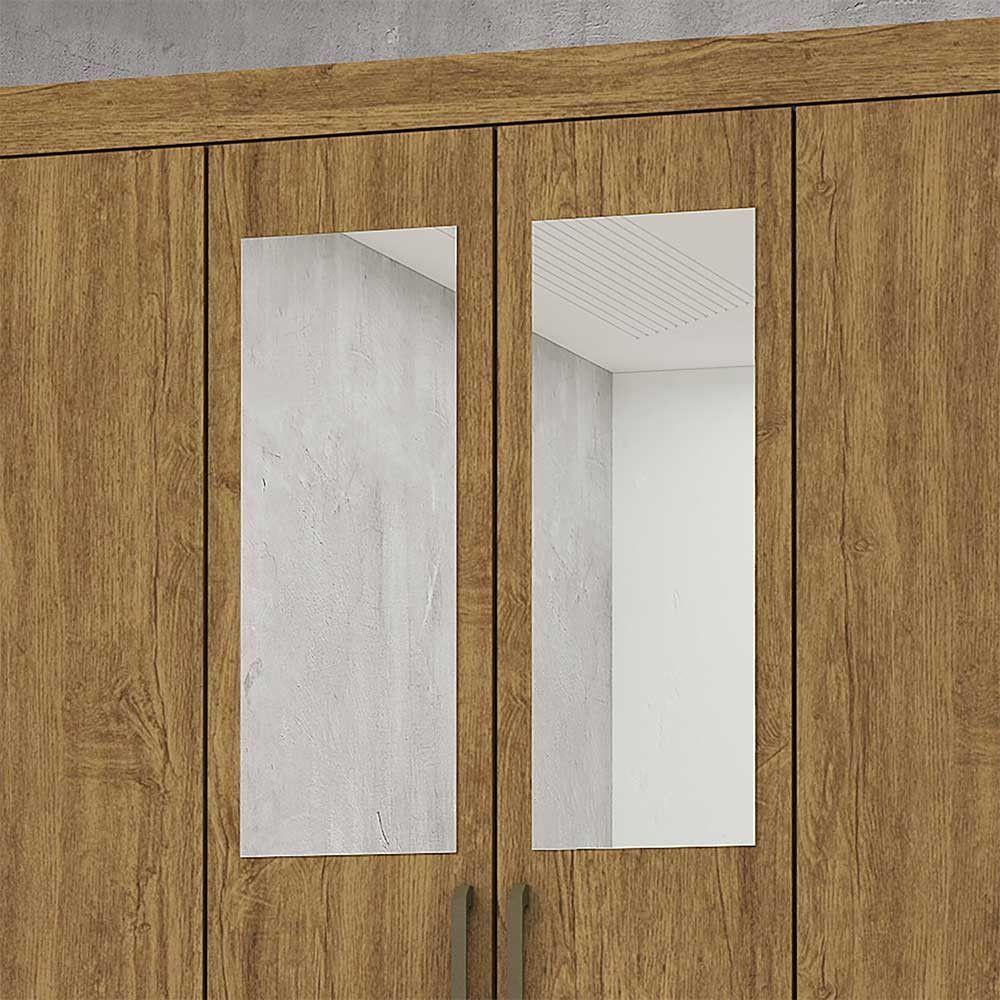 Guarda Roupa R22 6 Portas 2 Gavetas Espelho Carioca Móveis Cinamomo - 7