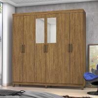Guarda Roupa R22 6 Portas 2 Gavetas Espelho Carioca Móveis Cinamomo - 2