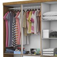 Guarda Roupa R22 6 Portas 2 Gavetas Espelho Carioca Móveis Cinamomo - 9
