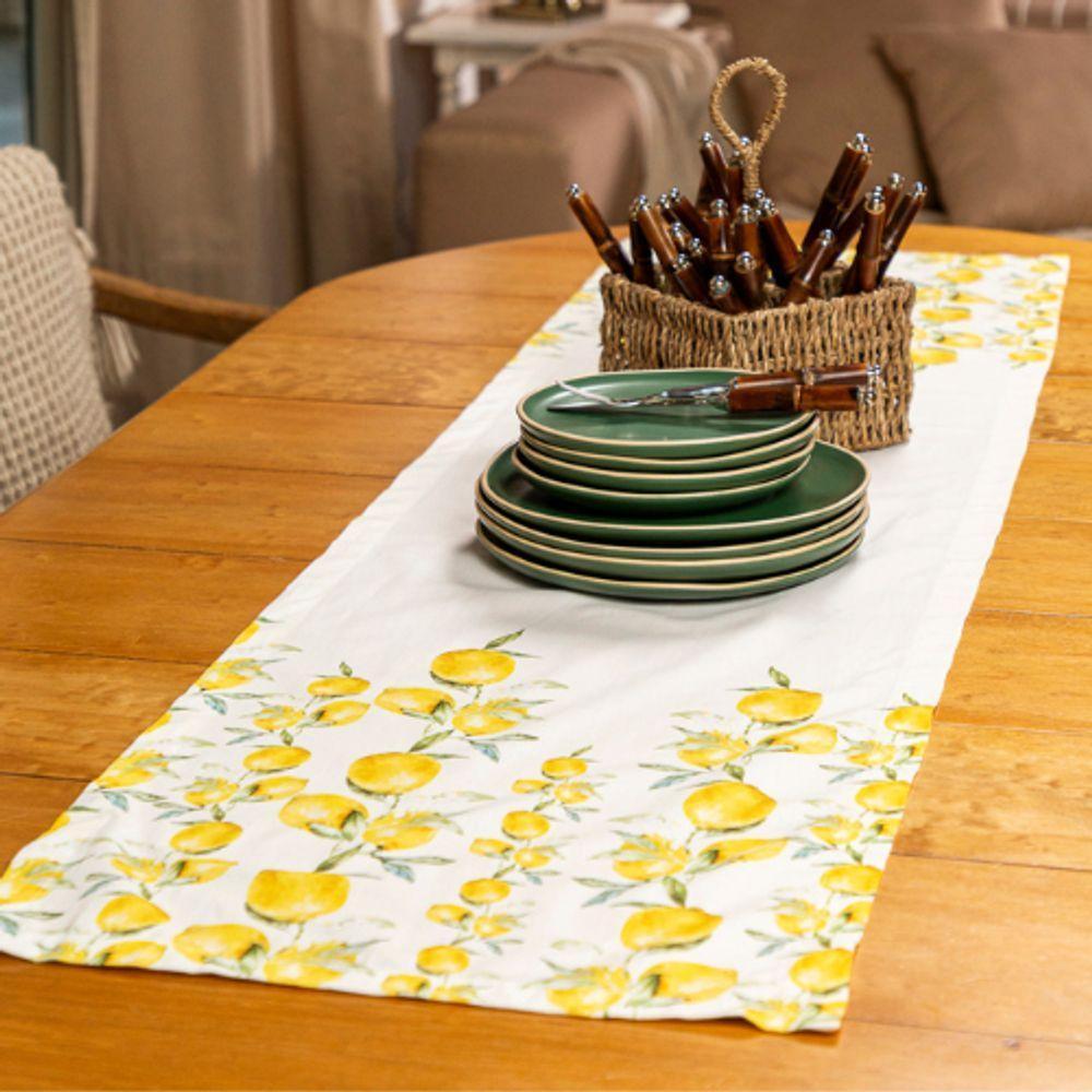 Caminho De Mesa Copa E Cia Classic Lemon - 2