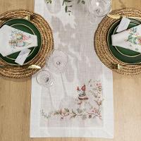 Caminho De Mesa Copa E Cia Gnomos Branco - 3