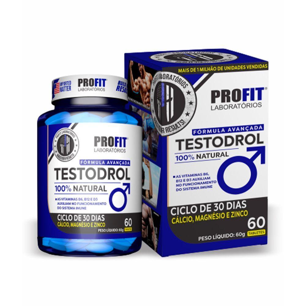 Suplemento Vitaminico Testodrol 60 Tabletes Profit - 1