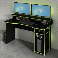 Mesa Gamer Multimóveis Cr25050 Preta/Verde - 1