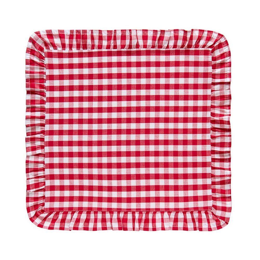 Guardanapo Copa E Cia Avulso Marie Xadrez Vermelho - 1